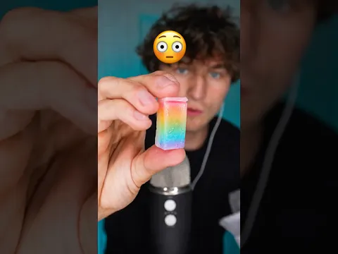 i tried Frozen WAX CANDY 😳🍭 #asmr #shorts