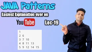 Number pattern programs in java Advanced number pattern programs in java