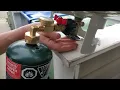 Using a 1lb Propane Tank Refill Adapter