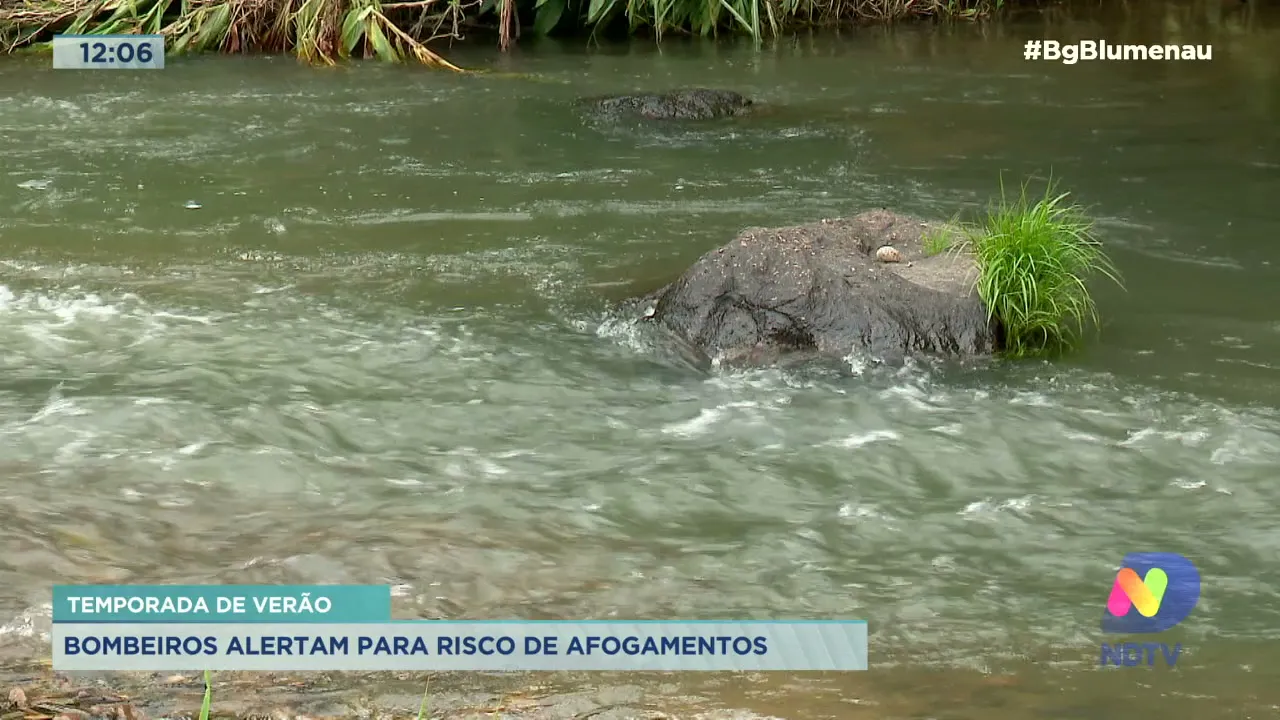 Bombeiros alertam para o risco de afogamentos