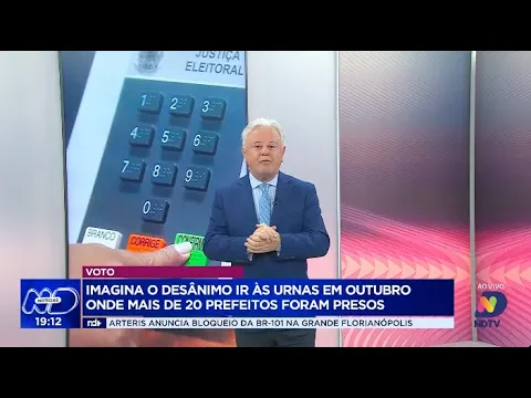 Desânimo eleitoral: mais de 20 prefeitos presos em Santa Catarina antes das urnas