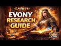 Evony Research Guide 2025 Complete Academy Tree Breakdown