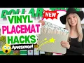 Gorgeous Dollar Tree Vinyl Placemat Hacks DIYS