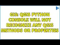 GIS QGIS Python console will not recognize any QGIS methods or properties