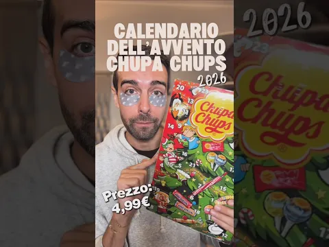 CALENDARIO DELL’AVVENTO CHUPA CHUPS 2026 DA 4,99€! 🍭 #calendariodellavvento #chupachups