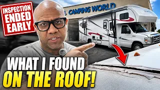 Camping world pre purchase rv inspection ended early what I found