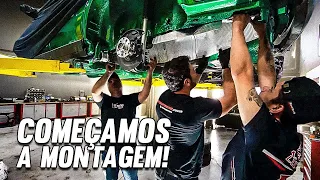 PASSAT VARIANT TURBO VERDE - Começando a MONTAGEM das peças depois de virar o HULK!?????