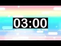 3 Minute Timer with Music for Kids Countdown s