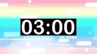 3 Minute Timer with Music for Kids Countdown s