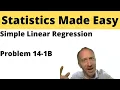 Statistics Module 14 - Simple Linear Regression