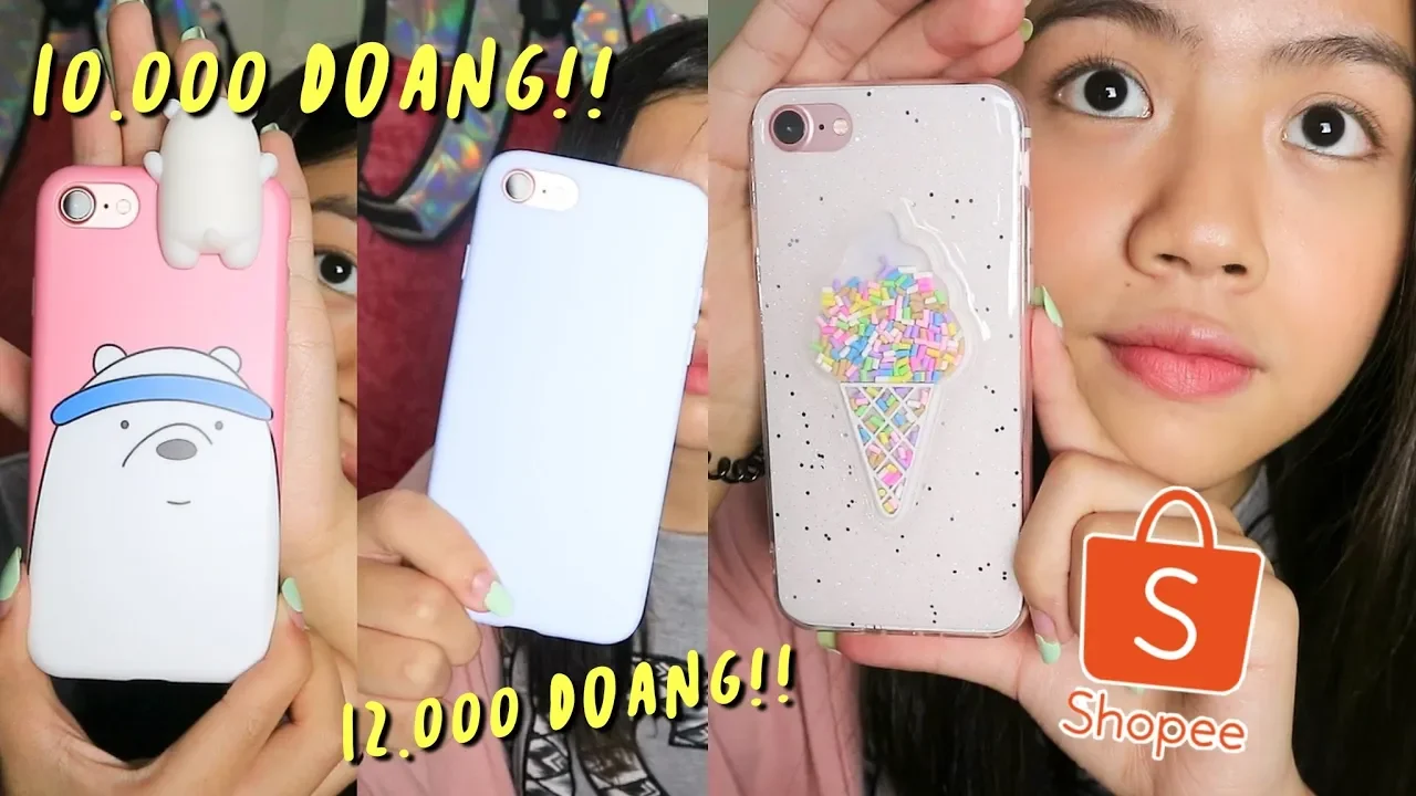 [SHOPEE HAUL] UNBOXING REVIEW + TRY ON CASE MURAH DI BAWAH RP 25.000,- || By Metri Arindi. 