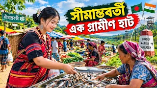 সীমান্তবর্তি গ্রামীণ হাট, কি পাওয়া যায় এই হাটে, চলেন দেখে আসি