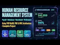 Human Resource Management System With Payroll Attendance Using PHP MySQL PDO and C architecture