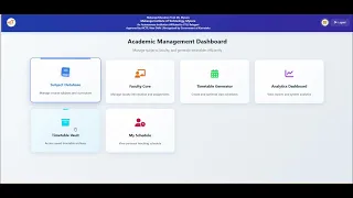Automatic Timetable generator using AI