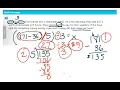 4th Grade Math Lesson 7-7 Multistep Number Division Stories