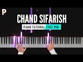 Chand Sifarish Piano Tutorial Instrumental | Shaan | Ringtone | Karaoke | Notes | Cover