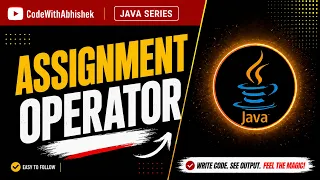 Assignment Operators in Java Full Explanation Hindi Assignment Operators in Java