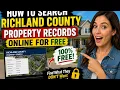 How to search Richland County property records online for free