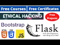 Udemy Free Certificate Courses Ethical Hacking HTML CSS JS Bootstrap Flask Project Online Classes