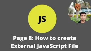 Page 8 How to create an external JavaScript file Easy 2021