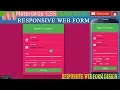 responsive form design in materialize css responsive web form materialize css tutorial