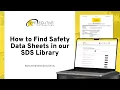 How to Find Safety Data Sheets Using Our New SDS Library