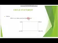class 10th topic Circle Statement