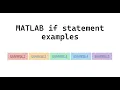 MATLAB if statement examples