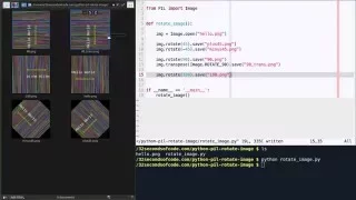 How to rotate an image in Python using PIL