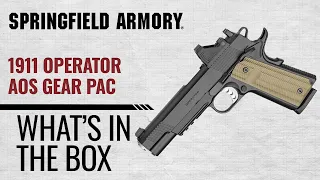 Springfield Armory 1911 Operator AOS GearPac What s in the Box
