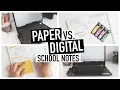 PAPER vs DIGITAL NOTE TAKING How I Use BOTH In University