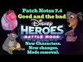 Download Lagu Disney Heroes Battle Mode: Patch Notes 7.4. New Characters, new changes and mode removal. 