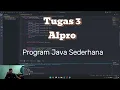 Tugas 3 Program Java Sederhana - Menghitung Gaji Karyawan dengan Array IF dan Operator