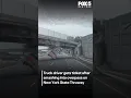 Truck smashes into overpass on New York State Thruway
