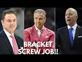 These five teams got MOST SCREWED by the committee in the 2026 NCAA TOURNAMENT BRACKET