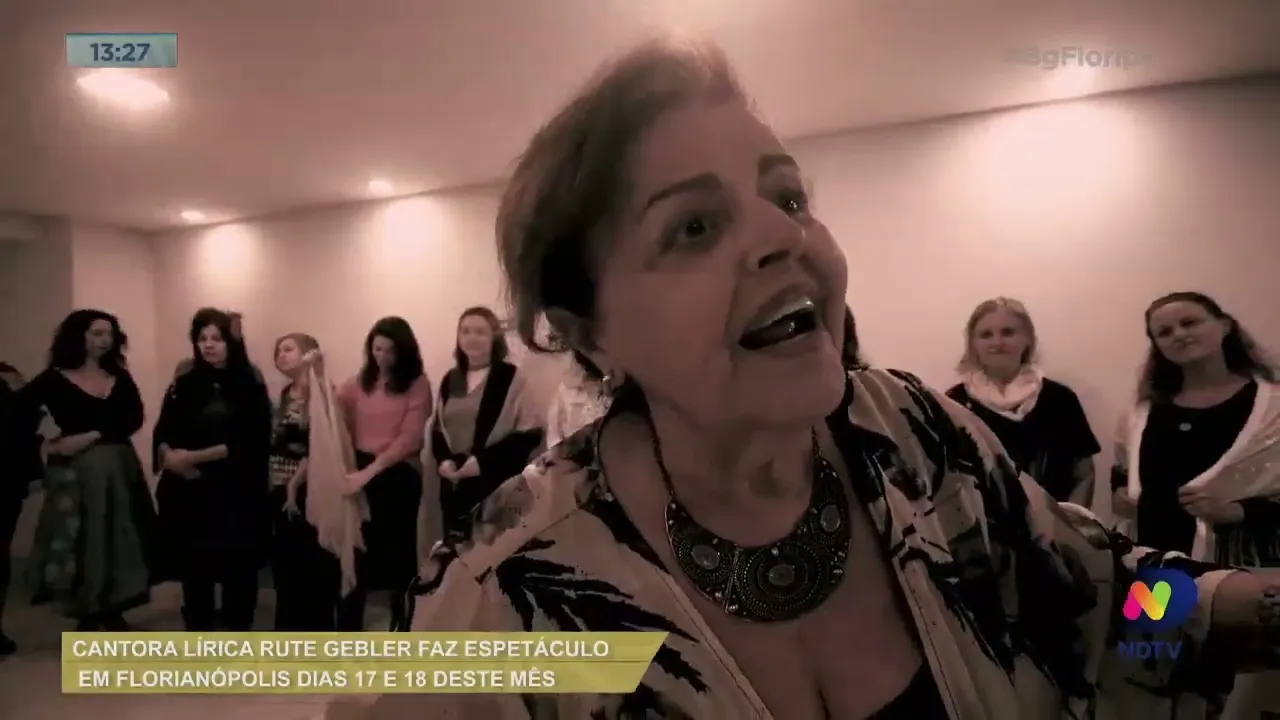 Soprano Rute Gleber faz espetáculo no teatro do CIC nos dias 17 e 18, na Capital