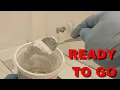How to mix a small portion of Mapei Sanded Grout by hand MY WAY