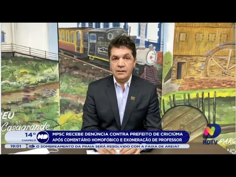 MPSC recebe denúncia contra prefeito após comentário homofóbico e exoneração de professor