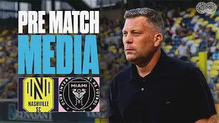 Pre-match Media Nashville SC vs Inter Miami MLS 2026