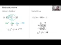 IM2 2 2 Multiply Polynomials