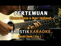 Lagu PERTEMUAN - Rhoma Irama Karaoke Akustik ( Nada Duet )
