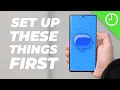 FIRST things you NEED to setup in Google Messages