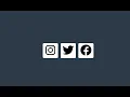 Circle Hover Effect On Social Media Buttons Using HTML CSS