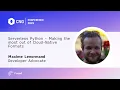 CNG 2025 Serverless Python Making the most out of Cloud-Native Formats Maxime Lenormand