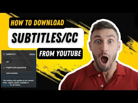 Download MP3 How to Download Subtitles/CC from YouTube | Download subtitles of youtube video for free | Checksub