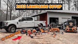 ULTIMATE 18 YEAR OLD LAWNCARE SETUP 2023