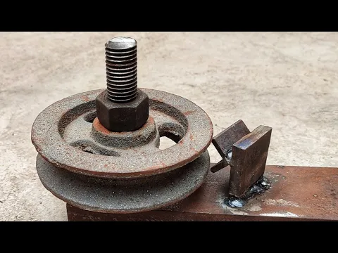 Download MP3 Simple Bending Tricks For Round Pipe / Easy And Useful ideas For Round Bar Bending / Metal Bending