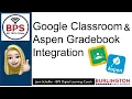 Google Classroom and Aspen Integration