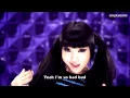 2ne1 - Can't Nobody (English Ver.) with subs on screen