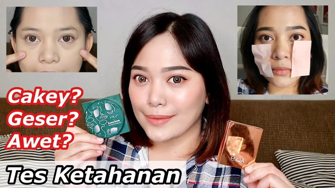 REKOMENDASI BEDAK BAGUS UNTUK KULIT BERMINYAK (BERJERAWAT JUGA) | Bagus bgt sih🥳 | Maria Soelisty